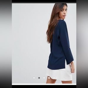 StitchFix Alice in Blue adjustable sleeve